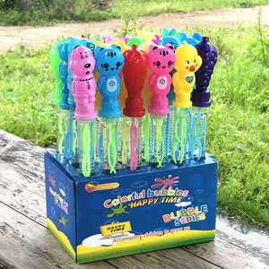 
37CM bubble stick outdoor toys children cartoon bubble water beach toy blow bubble stick children blow bubble bubble