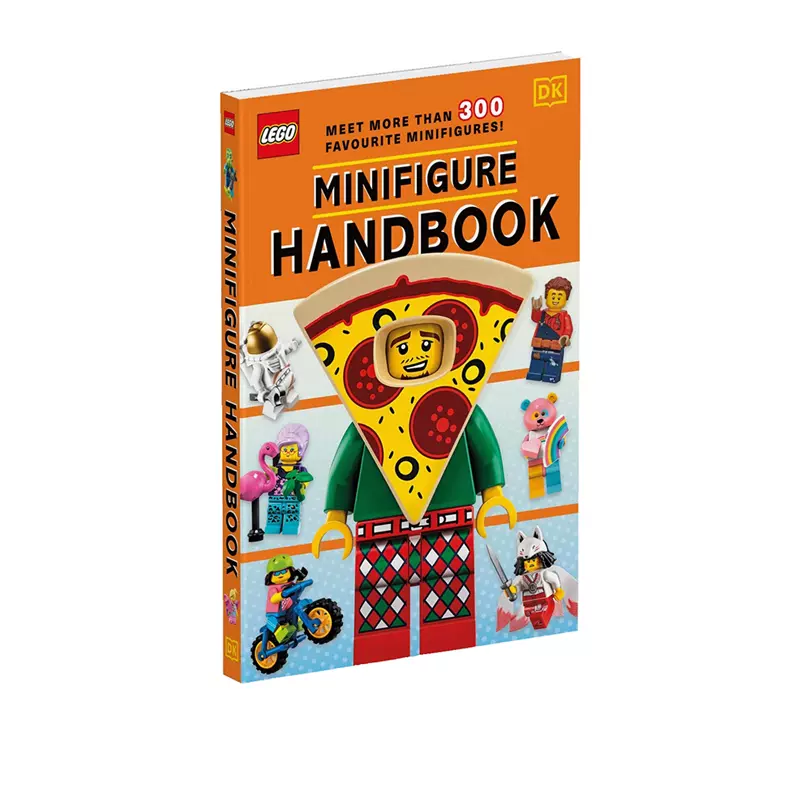 英文原版dk Lego Minifigure Handbook 乐高迷你人偶人仔手册亲子互动读物