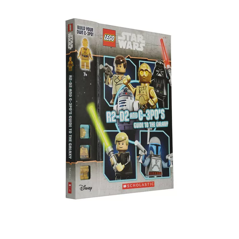 英文原版lego Star Wars R2 D2 And C 3p0 S Guide To The Galaxy 乐高星球大战精装附赠人偶 Taobao