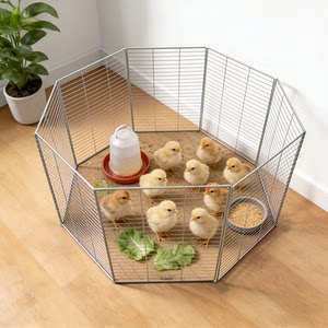 
Folding fence net for chickens, ducks and geese, small, portable, easy to vaccinate, rabbit fence, rural movable chicken cage