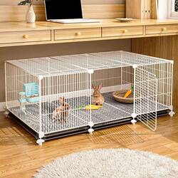 Rabbit Cage, Guinea Pig Cage, Encrypted Rabbit Cage, Squirrel Cage, Chicken Cage, Extra-Large Rabbit Cage, Large Household Rabbit Cage