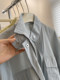 Lightweight ~ Simple stand collar sunscreen jacket for women! Spring and summer retro loose and slim small work top thin