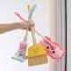 Children's play house toys little yellow duck broom mop dustpan baby vacuum cleaner broom educational toy set