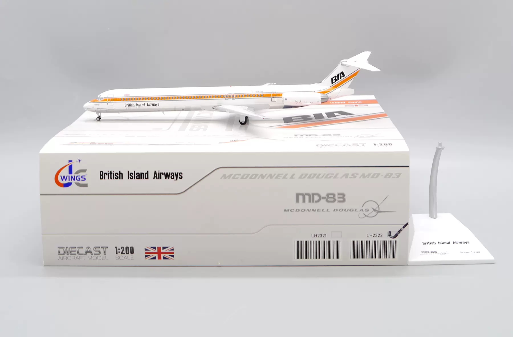 新品JC Wings LH2322 英国航空MD-83 G-BNSA 1:200 合金模型-Taobao