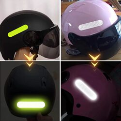 Reflective Stickers for Takeout Boxes, Safety Warning Stickers, Reflective Strips for Electric Vehicle Helmets, Reflective Stickers, Reflective Strips