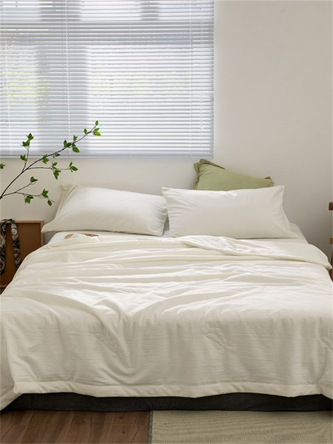 Class a Pure Cotton Jacquard Soybean Quilt Core Summer Quilt Air Conditioning Quilt Four-Season Quilt Pure Cotton Spring and Autumn Quilt Winter Quilt Single Double