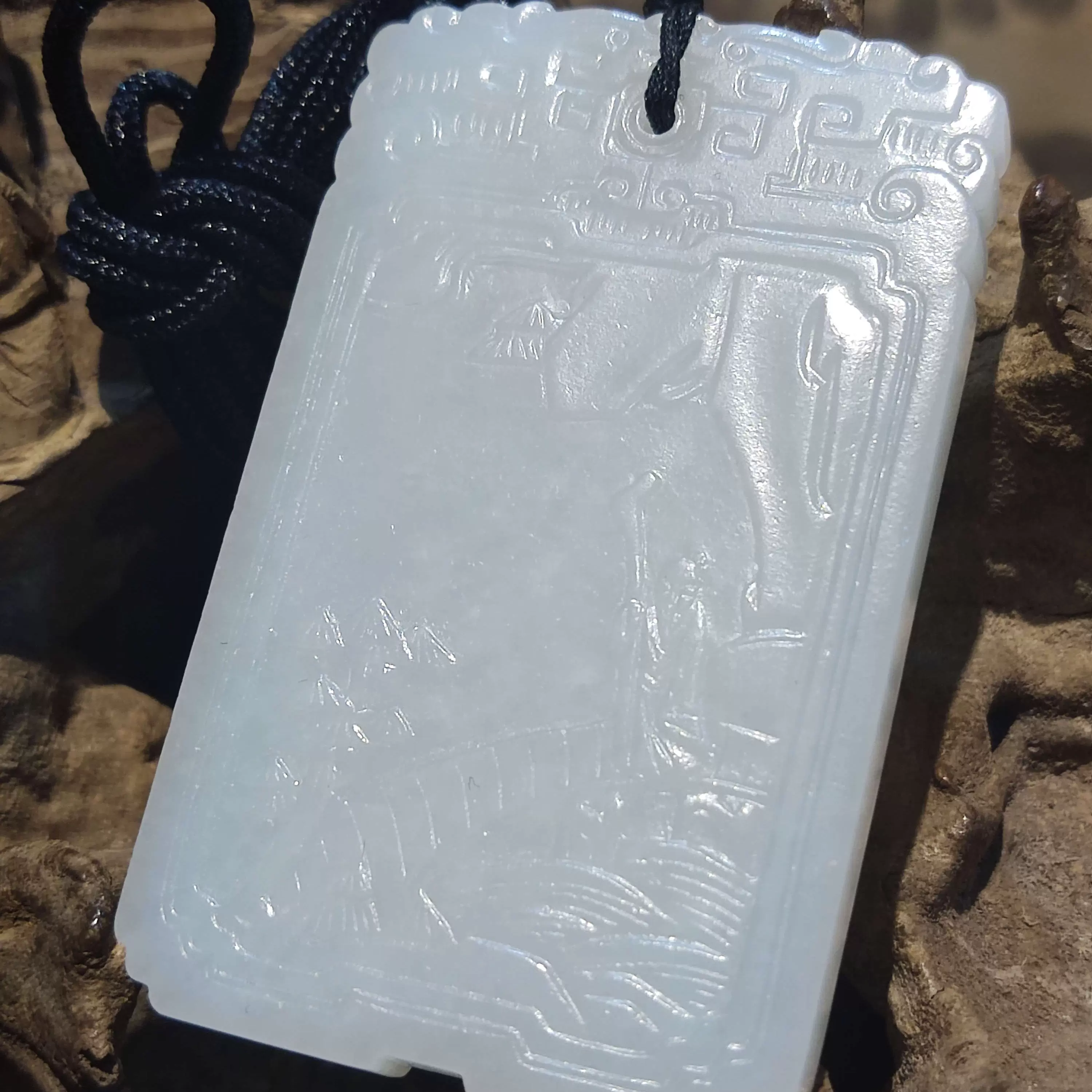 本玉 子供 天然石 老玉和田玉 清時代古玉 中国古美術 白砡白玉清