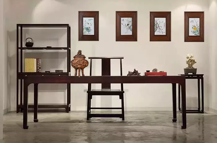 石湾窑石湾公仔建国初期刘传作品“广州人民美术社”款鲁迅高34CM