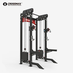 Gantry Double Bird-Of-Prey Smith Machine Rhino Squat Power Station High Pull-Down Multi-Functional Fitness Equipment for Home Use