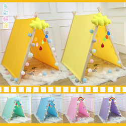 Indoor Kidsren's Tent Playhouse Girl Princess House Scandinavian Cloth Kidshood Toys Baby Popular Small Tent