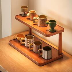 Desktop Storage Rack Cup Organizer Countertop Desktop Water Cup Coffee Cup Small Cup Holder Tea Set Display Rack