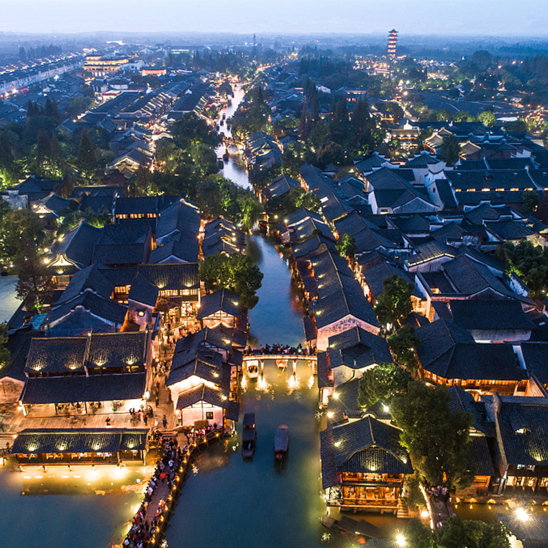 南京出发【华东五市+迪士尼6日5晚跟团游】宿拈花湾客栈 五钻酒