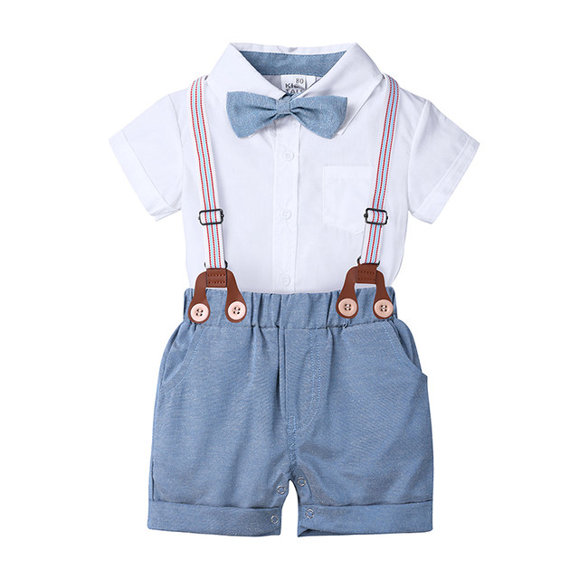 Children's dress, baby boy's one-year-old suit, summer 100-day birthday ...