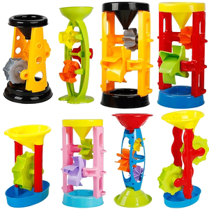 Children's beach toy set of car hourglass shovel and barrel baby playing sand, sand pool Cassiako Digo digging tool