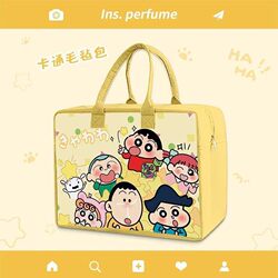 Cartoon Felt Travel Bag Storage Organizer Large Capacity Travel Luggage Bag Trolley Case Can Be Used in a Chinese Style
