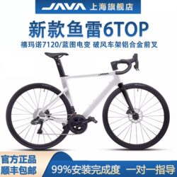 Java Siluro 6 Electric Road Bike with Thru-Axle, Siluro6-Top Hydraulic Disc Brakes, 24-Speed Bicycle