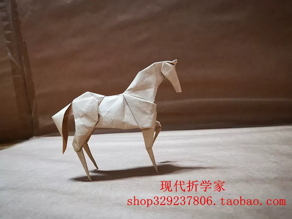 代折业务】高难度折纸成品小松英夫作品集骏马小狗-Taobao Singapore