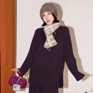 
[100% sheep wool] PENNYPENG Ziweixing fashion new lazy style casual simple wool suit