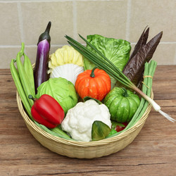 Simulated Vegetable Model Model House Package Cabinet Kitchen Decorations Fake Lettuce Broccoli Fruit Props Ornaments