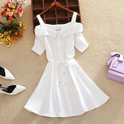 Energetic and Beautiful Women's Pure Desire Dress, Women's 2025 Summer Slim-Fitting, Slimming, Sexy, Versatile, Petite Waist-Cinching Dress