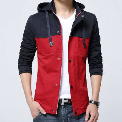 Spring and Autumn Men's Jacket Korean Style Youth Baseball Uniform ...