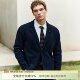 Elegant gentleman German BIELLA machine washable wool business suit collar knitted cardigan jacket DAZ763