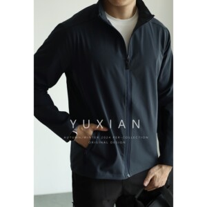 
[Traveler Series] Stand-collar casual commuter jacket woven quick-drying four-sided elastic jacket for spring and autumn men