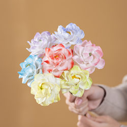 Jingdezhen Handmade Ceramic Jasmine Flower Ornaments for Home and Office, Gifts for Girlfriends on Their Birthdays, Gifts for Best Friends and Mothers