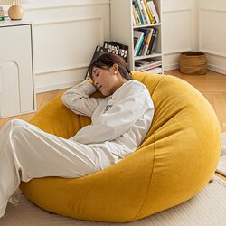 Lazy Bean Bag Sofa Cover, Suede Sofa Cover, Autumn and Winter Sofa Cover, Cross-Border Lazy Sofa in Stock