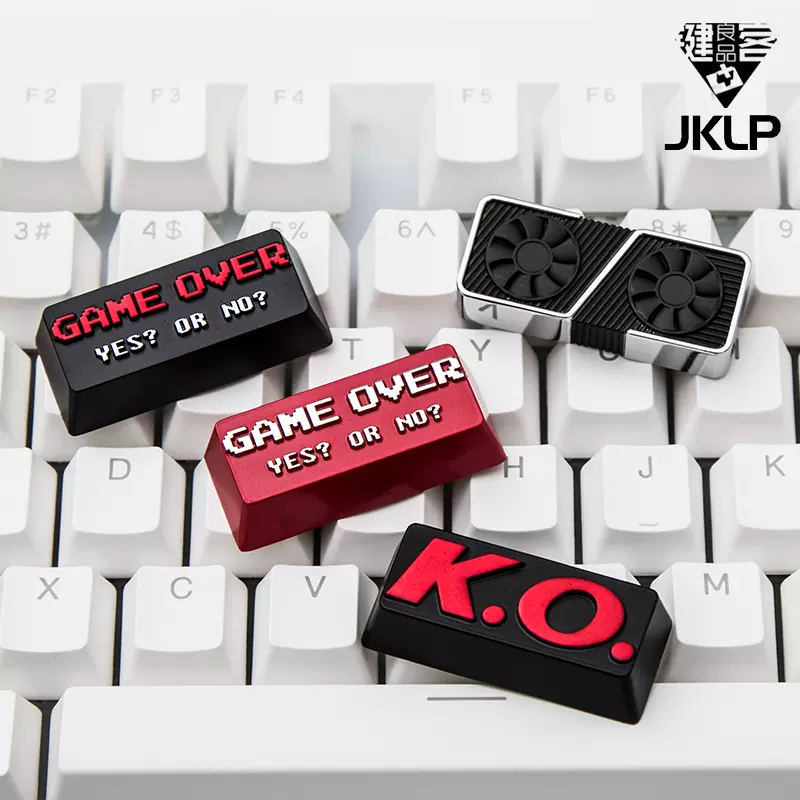 3060ti顯卡回車鍵金屬gameover遊戲結束機械鍵盤鋅鋁合金ko鍵
