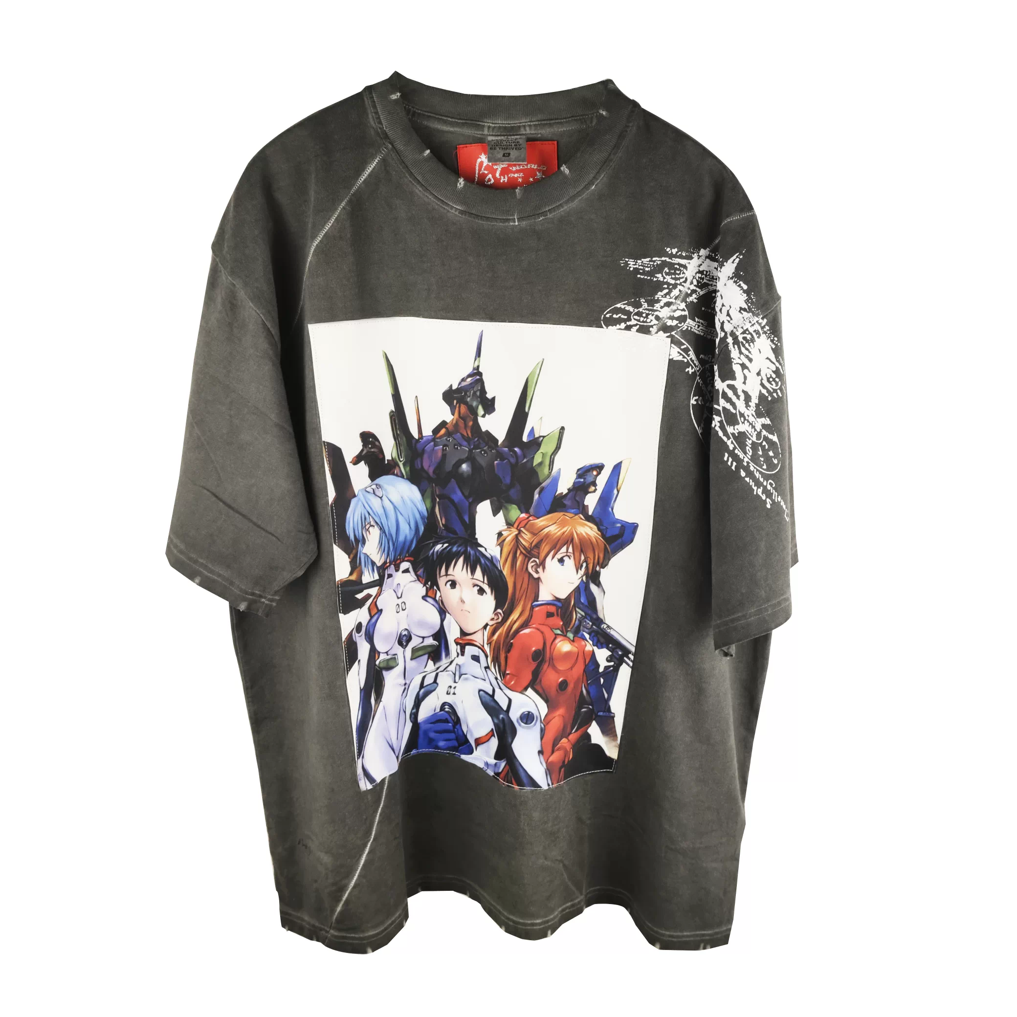 NOTHINGNESSWORLD 23AW“new rage”概念刺文设计破坏宽松卫衣-Taobao