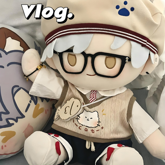 
Kitten Hug Fish 40cm baby clothes cotton doll clothes one reward non-attribute 40cm sitting position doll replacement