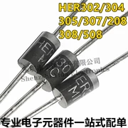 Mới HER302/304/305/307/208/308/508 Diode phục hồi cực nhanh 3A2-800V