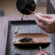 Bộ ba món trà tre tự nhiên được làm thủ công bằng tay phong cách Thiền tông Nhật Bản khắc tre trà kẹp bộ trà phụ kiện dự phòng trà sen mặt số Phụ kiện bàn trà