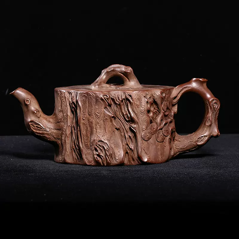 中国古盆器＜清代・紫泥（落款、陳鳴遠製）時代抜群・実用性・泥