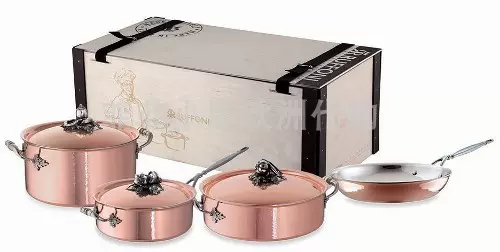 【イタリア製銅鍋】Ruffoni made in Italy 片手鍋 意大利進口手工銅鍋30cm複合底炒鍋適用燃氣爐的不粘鍋具