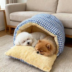 Dog Bed for All Seasons, Removable and Washable, Enclosed and Safe Cat Bed, Winter Warmth, Enlarged and Thickened Pet Sofa Bed