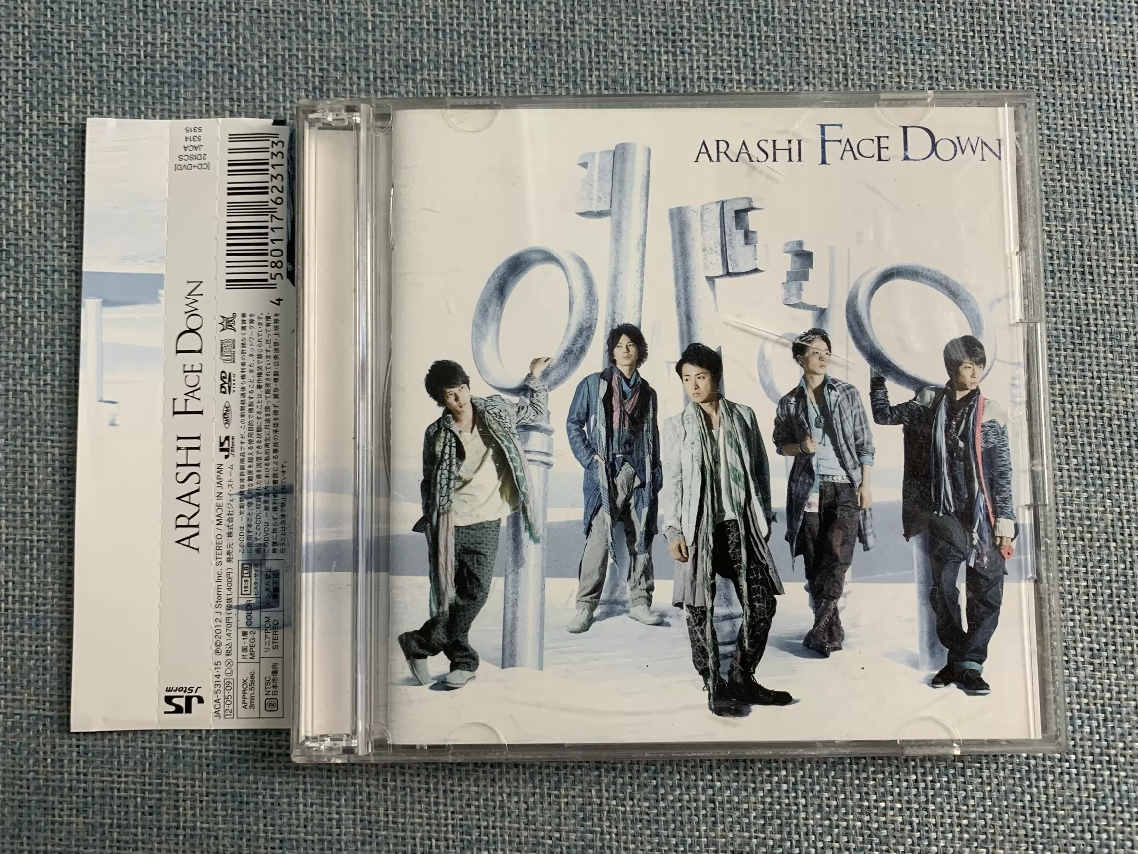 JP版嵐Arashi Face Down CD+DVD-Taobao