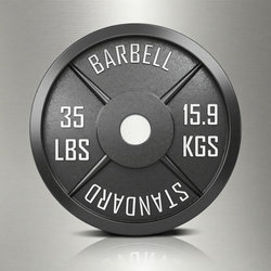 Barbell Plates with Large Holes, Four Ribs, Cast Iron, Men's Home Use, Smith Deadlift, Standard Olympic Bar, Rubber-Coated Weight Plates, Dumbbell Plates