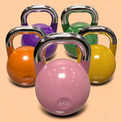 Competitive Kettlebells for Women, Home Use, Men's Professional Fitness Equipment, Sports, All-Steel Solid Cast Iron, Heavy Weight kg Dumbbells