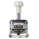 Deli 7508 small automatic numbering machine, continuous date stamp, manual stamping, activity combination, same numbering time, 8-digit batch number, page number machine, adjustable date stamp