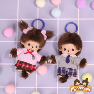
Monchhichi cute and fun vinyl plush trendy toy doll bag pendant cute decorative gift British style