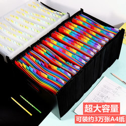 Extra-Large Capacity File Frame A4 File Holder Multi-Layer Classification File Rack Archive Book Test Paper Data Storage Box