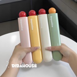 Round Ball Portable Foldable Tableware Set for Office Workers, Stainless Steel Chopsticks and Spoon Set, Creative Cute Compact Tableware Box