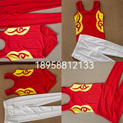 Men's and Women's Gymnastics Vest and Pants Set, Competitive Competition, Body Art Exam, Professional Practice Clothes, Adult and Children's Performance Clothes