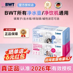 German Bwt Filter Cartridge Water Purifier Household Water Filter Jug Kitchen Water Filter Jug for Removing Limescale Universal Genuine Product