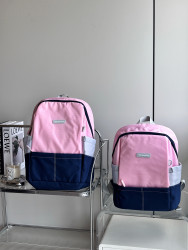 Brand school bag clearance, leakage and burden reduction, patented professional spine protection children's school bag, hidden blue and pink primary school student backpack