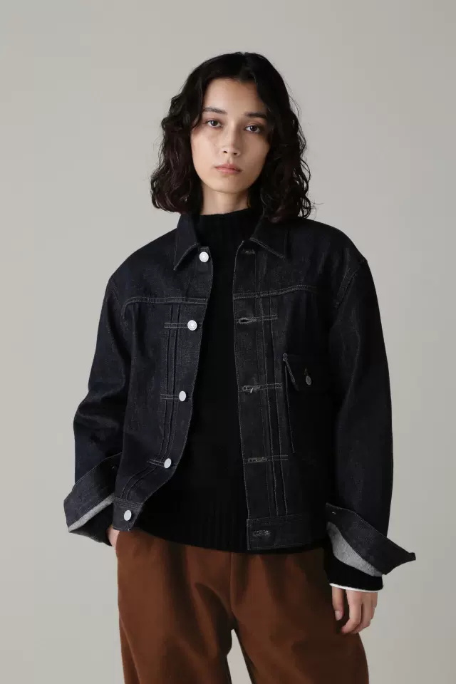 日本代购23AW MARGARET HOWELL ORGANIC COTTON DENIM 牛仔夹克-Taobao