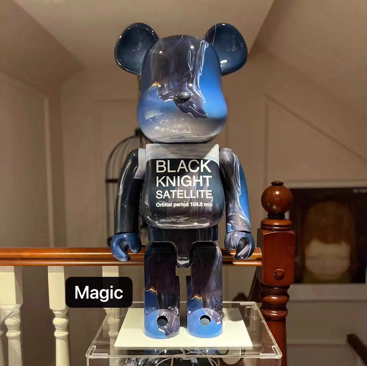 売り切り御免！ BE@RBRICK KNIGHT Collection BLACK Satalite KNIGHT ...