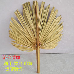 Large Palm Leaf Fan, Banana Leaf Fan, Ji Gong Fan, Sunflower Fan, Traditional Handmade Palm Leaf Woven Fan for the Elderly, Summer Zongye Fan for Home Use